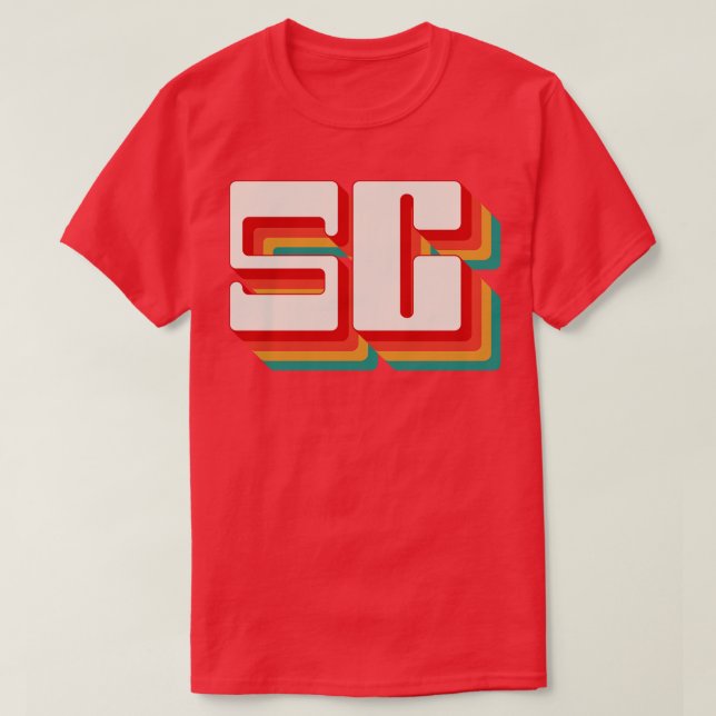 T-shirt Caroline du Sud (Design devant)