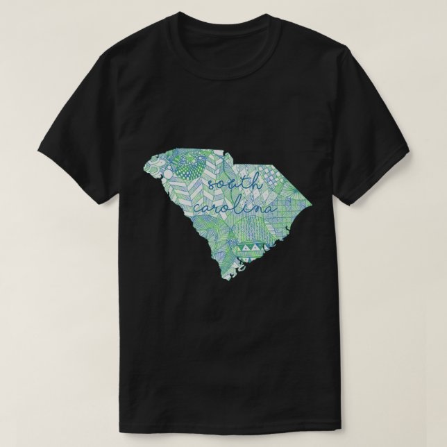 T-shirt Caroline du Sud (1) (Design devant)