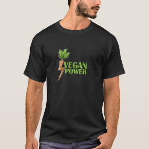 T-shirt Carotte de pouvoir végétalien