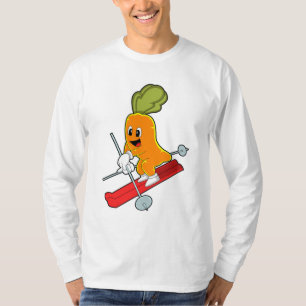 T-shirt Carotte en ski avec ski