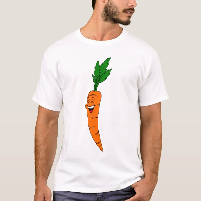 T-shirt Carotte heureuse (Devant)