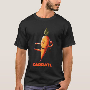 T-shirt Carotte Karate Carrot Cute & Funny Training Pun Te