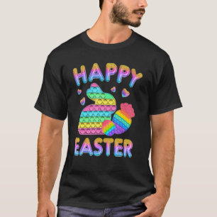 T-shirt Carotte lapin mignonne Oeuf de Pâques Pop Il Joyeu
