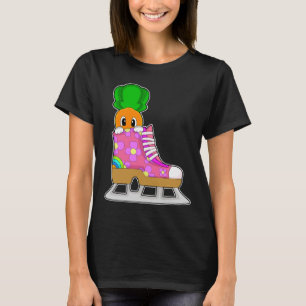 T-shirt Carotte Patinage sur glace Patins sur glace Patins