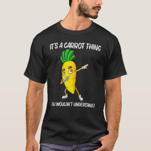 T-shirt Carotte pour hommes femmes végane ferme légume pla