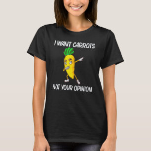 T-shirt Carotte pour hommes femmes végane ferme légume pla