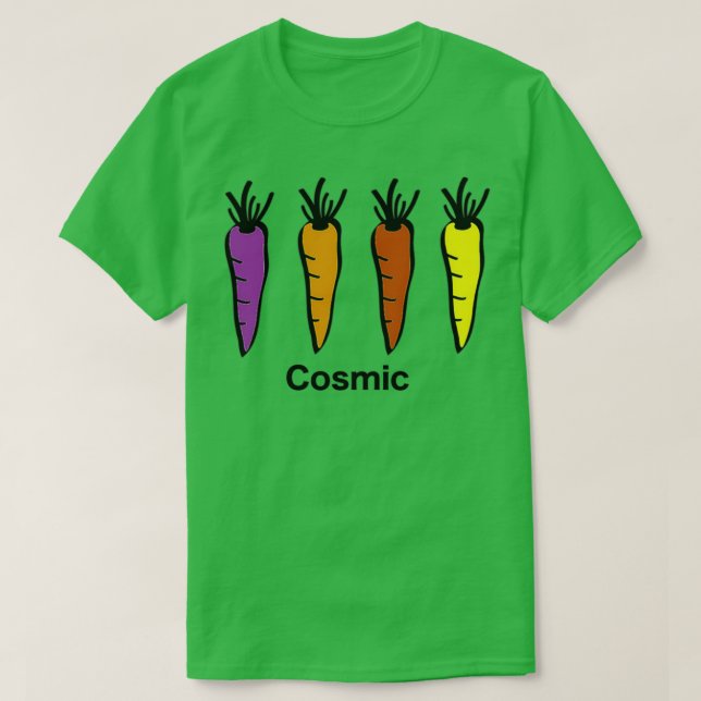 T-shirt Carottes cosmiques (Design devant)