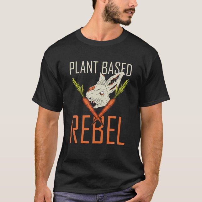 T-shirt Carottes de lièvres Rebel Basées Sur Le plante Go  (Devant)