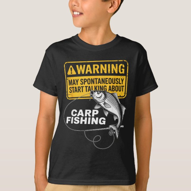 T-shirt Carp Fishing Design For Men Funny Catfish And Carp (Devant)