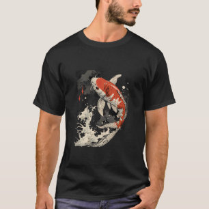 T-shirt Carpe asiatique Koi Carpe japonaise Poisson Koi Ni