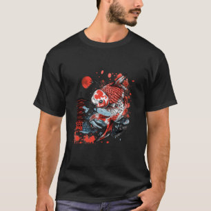 T-shirt Carpe asiatique Koi Poisson Koi Amoureux d'étang j