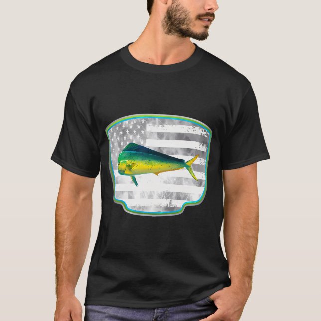 T-shirt Carpe commune drapeau américain 1 (Devant)