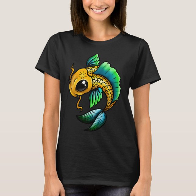 T-shirt Carpe de dessin animé (Devant)