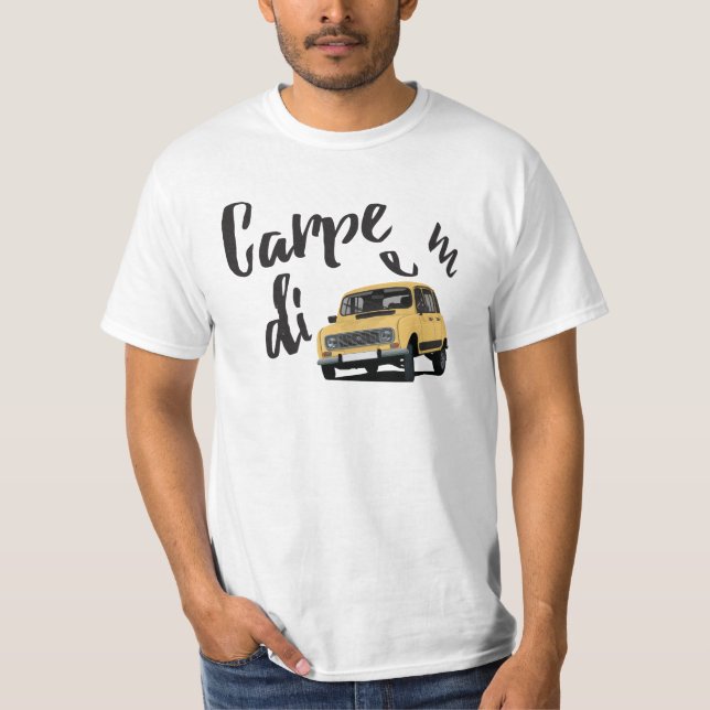 T-shirt Carpe diem - 4L - en 38 couleurs (Devant)