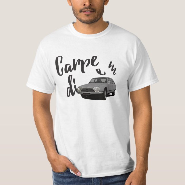 T-shirt Carpe Diem avec GS - en 9 couleurs - do-it-yoursel (Devant)