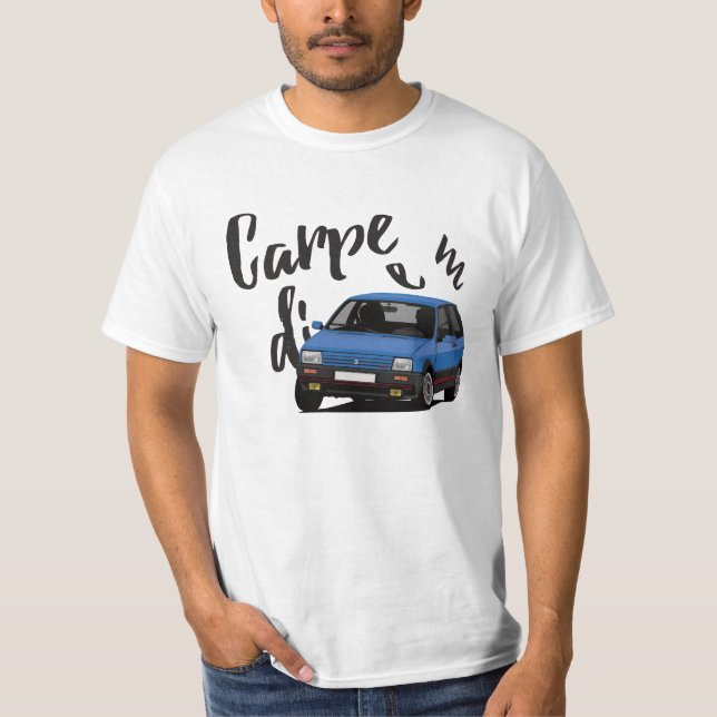 T-shirt Carpe Diem avec la sélection de Seat Ibiza SXi- (Devant)