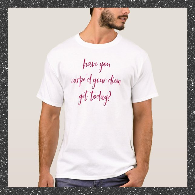 T-shirt Carpe Diem d'autonomisation et d'inspiration (Créateur téléchargé)
