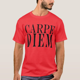 T-shirt Carpe Diem saisissent le bonheur latin de citation