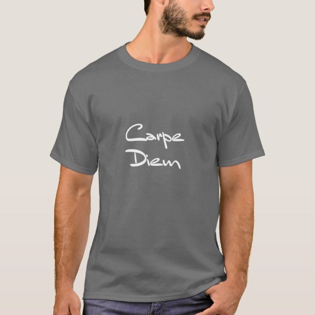 T-shirt CARPE DIEM Texte Cool moderne (Devant)