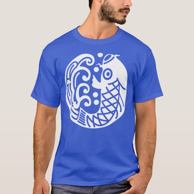 T-shirt Carpe et vague (Devant)