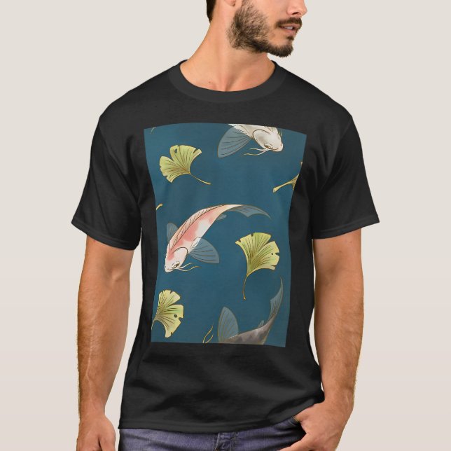T-shirt Carpe. Ginkgo (Devant)