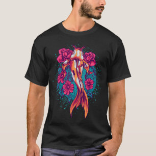 T-shirt Carpe Koï Élégance Floraison