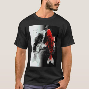 T-shirt Carpe Koï esthétique de samouraï japonais
