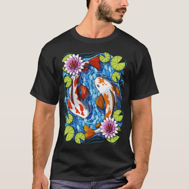T-shirt Carpe Koï Japonaise (Devant)