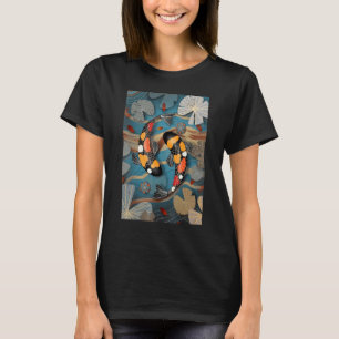 T-shirt Carpe Koi Japonaise Fleur de Cerisier Japonaise 30