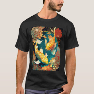 T-shirt Carpe Koi Japonaise Nishikigoi Poisson Japon 3