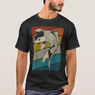 T-shirt Carpe Koi Japonaise Poisson Japonais Fleur de Ceri