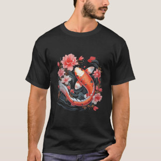T-shirt Carpe Koi Japonaise Poisson Nishikigoi Tableau Noi
