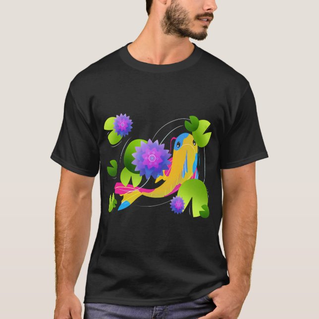 T-shirt Carpe Koï [ Jaune ] (Devant)
