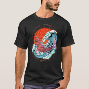 T-shirt Carpe Koi Nishikigoi Japonaise Culture Japonaise