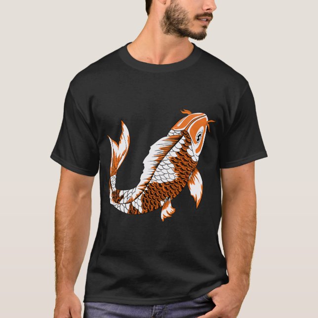 T-shirt Carpe Koï Orange (Devant)