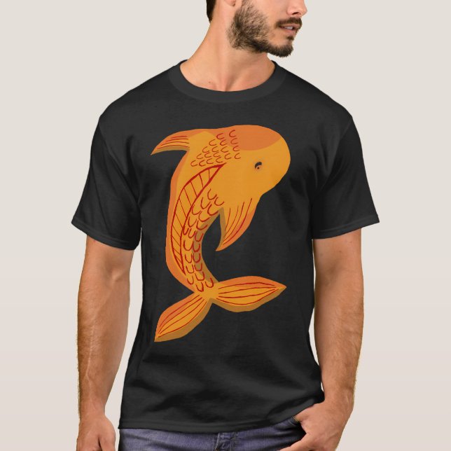 T-shirt Carpe Koï Orange (Devant)