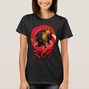 T-shirt Carpe Koï Papillon Japonaise Passion Pour Les Pois