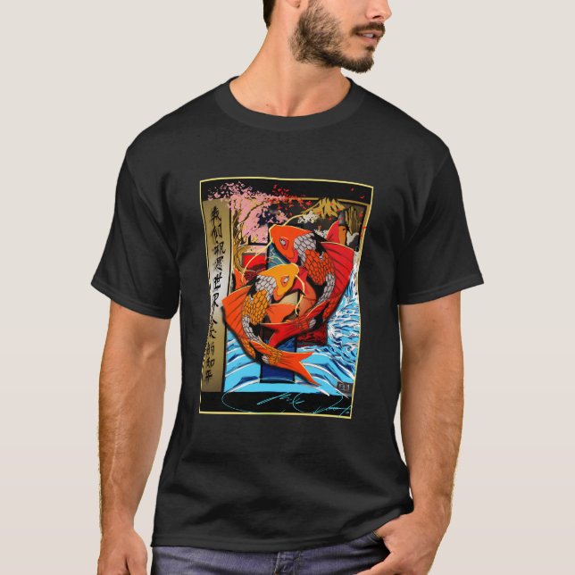 T-shirt Carpe Koï par Micahmoto (Devant)