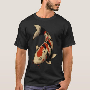 T-shirt Carpe Koï - Pixel Art - Graphiques 8 bits 16 bits