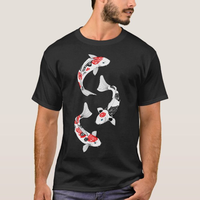 T-shirt Carpe koi poisson (3) (Devant)
