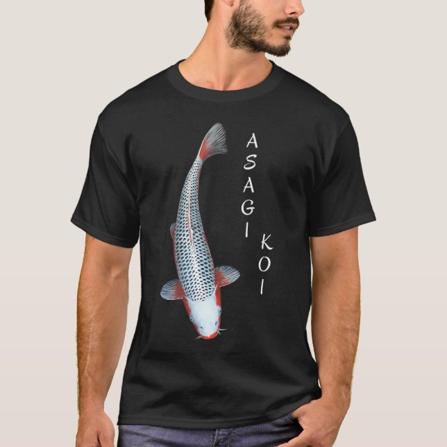 T-shirt Carpe Koï Variété Asagi (Devant)