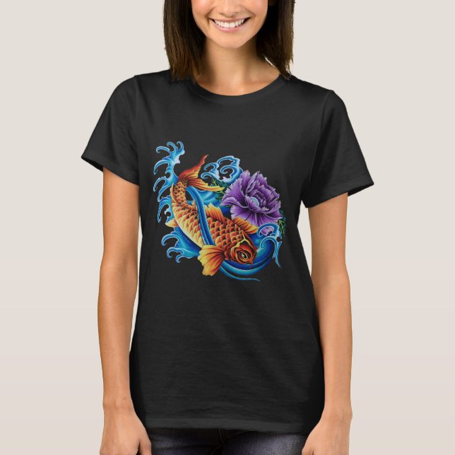 T-shirt Carpe Koi Vivante (Devant)