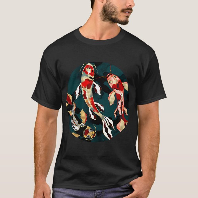 T-shirt Carpe métallique (Devant)