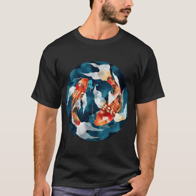 T-shirt Carpe métallique (Devant)
