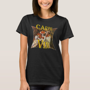 T-shirt Carpe Vin Vino Wine Zinfandel Tiki Bar Enoteca