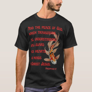 T-shirt Carpeaux de koi et verset biblique