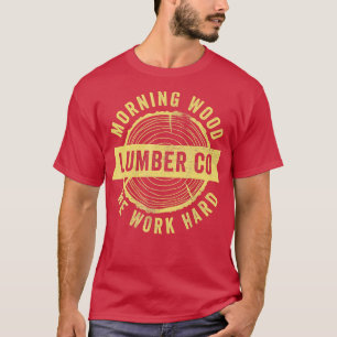 T-shirt Carpenter amusant pour Hommes Morningwood Lumber C
