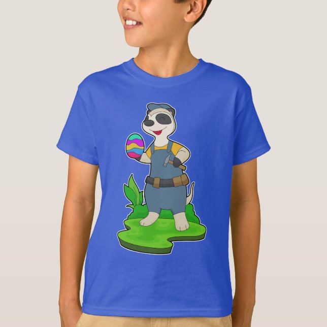 T-shirt Carpenter de Pâques Meerkat (Devant)