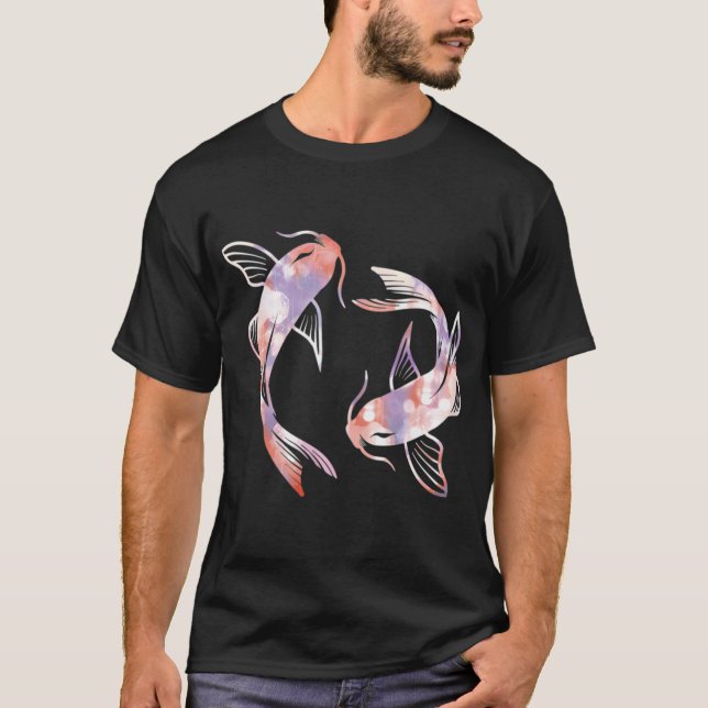T-shirt Carpes Koï rêveuses (Devant)