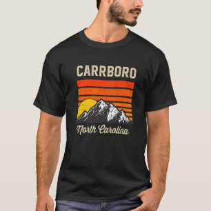 T-shirt Carrboro Caroline du Nord Retro City State Vintage